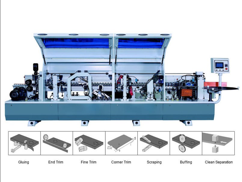 Automatic Edge Bander Machine with Trimmer
